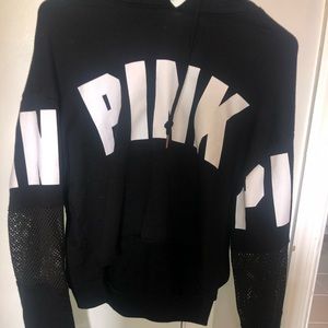 Victoria’s Secret pink cropped hoodie